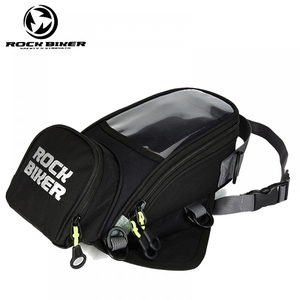 ROCK BIKER Motorcycle Fuel Tank Bag Riding Side Box Rear Seat Bag Hanging Motor Motorcycle Travel Bag Waterproof Multifunctional
