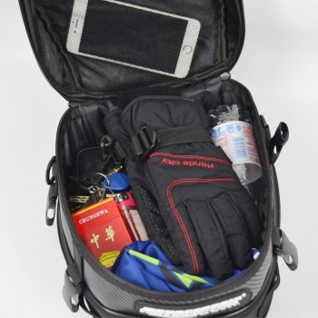 Waterproof For Motorcycle Rear Sport Back Seat Bag Scooter Half Helmet Luggage Pack