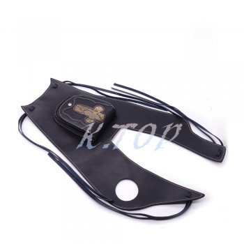 PU Leather Right Tank Cap Panel Cover Bag For Honda Shadow VT750 C2 C4 RC50 2004-2011 Motorcycle