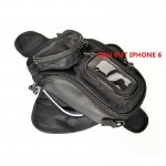 New Black Oil Fuel Motorcycle Tank Bag Motorbike Tank Bag with Magnet and Belt For iphone Samsung GPS