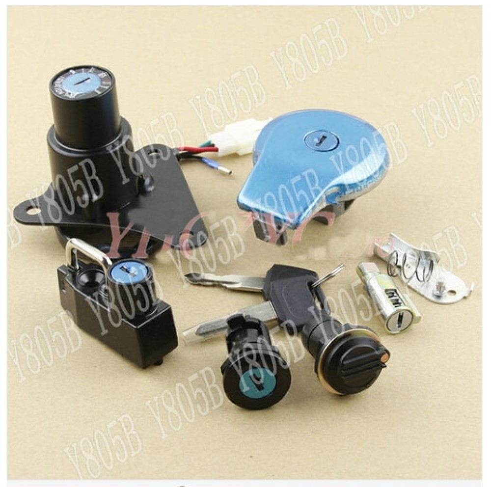 Ignition Switch Gas Cap Helmet Steering Lock Key for Yamaha Virago XV 250 250 XV XV400 All Year