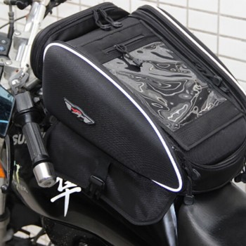 PRO-biker Motorcycle fuel tank bag Motorbike Magnetic Oil Fuel Racing waterproof rainproof 30L Motorcycle rear seat bag