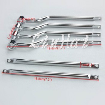 Motorcycle Saddle bag Support Bars Mounts Bracket Fit For Kawasaki Honda Yamaha Suzuki Harley