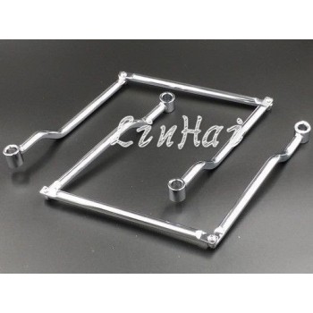 Motorcycle Saddle bag Support Bars Mounts Bracket Fit For Kawasaki Honda Yamaha Suzuki Harley