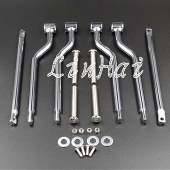 Motorcycle Saddle bag Support Bars Mounts Bracket Fit For Kawasaki Honda Yamaha Suzuki Harley