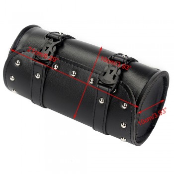 Neverland Black Universal Front Fork Tool Bag Luggage SaddleBag For Harley Sportster 883 1200 XL Cafer D35