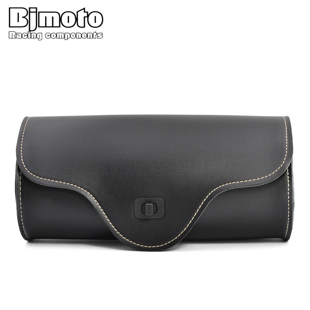 BAG-011-BK  Motorcycle Saddle Bags Fork Tool Bag Luggage Handlebar Bag Tail Bags Roll Shape