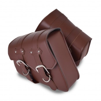 Brown Motorcycle Bag Case For Motorcycle Sacoche Bolsa Moto Bolso  Saddle Bag Side Bags Sportster Alforjas Para Moto Saddlebags