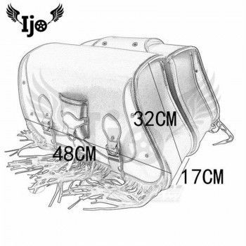 motorbike saddlebag retro Motorcycle Bag for kawasaki honda suzuki yamaha universal leather saddle bag tool bag side bag