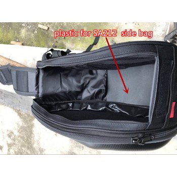 2x SA212 motorcycle side bag helmet bags s plastic