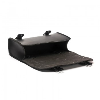 Triclicks Universal Eagle PU Leather Saddle Bags Motorcycle Saddlebag Side Storage Tool Bag For Harley Softail Dyna Sportster