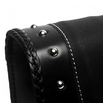 Triclicks Universal Eagle PU Leather Saddle Bags Motorcycle Saddlebag Side Storage Tool Bag For Harley Softail Dyna Sportster