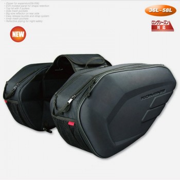 Promotion deal Motorcycle Saddle bag Saddlebags luggage Suitcase Motorbike Rear Seat Bag Saddle Bag with Waterproof Cover SA212