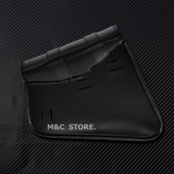 Universal Motorcycle PU Leather Saddle bags One Pair Black/Brown Side Tool Bag Luggage For Harley Sportster XL 883 1200