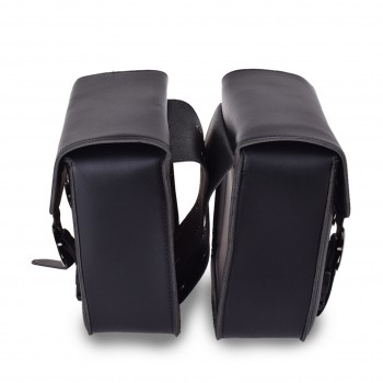 29*12*30cm PU Leather Motorcycle Handlebar Sissy Bar Saddlebag Saddle Tool bag For Harley Honda Yamaha Suzuki Saddle Luggage Bag