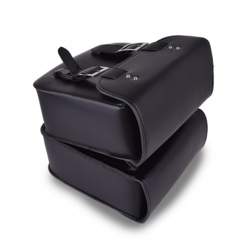 29*12*30cm PU Leather Motorcycle Handlebar Sissy Bar Saddlebag Saddle Tool bag For Harley Honda Yamaha Suzuki Saddle Luggage Bag