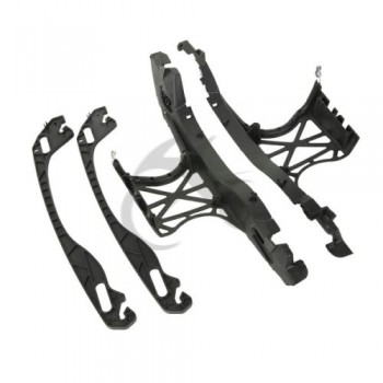 TCMT Motorcycle One Set Saddlebag Latch Lids Hardware Covers For Harley Touring Road King Electra Street Glide FLT FLH 14-18 17