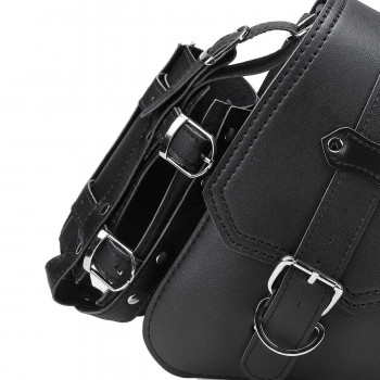 2pcs Universal PU Leather Motorcycle Saddlebag for Harley Sportster for Honda for Suzuki for Kawasaki for Yamaha