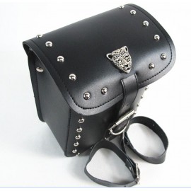 PU Leather Motorcycle Saddlebags Storage Swingarm Bags Saddle Bags Side Tool Bags Storage Pouch For Harley Sportster