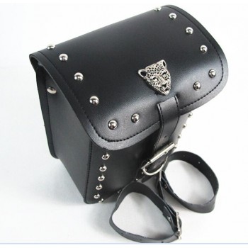 PU Leather Motorcycle Saddlebags Storage Swingarm Bags Saddle Bags Side Tool Bags Storage Pouch For Harley Sportster