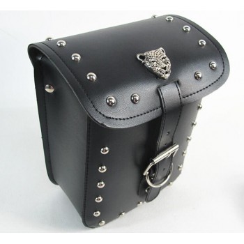 PU Leather Motorcycle Saddlebags Storage Swingarm Bags Saddle Bags Side Tool Bags Storage Pouch For Harley Sportster