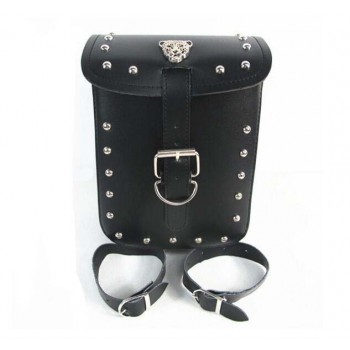 PU Leather Motorcycle Saddlebags Storage Swingarm Bags Saddle Bags Side Tool Bags Storage Pouch For Harley Sportster