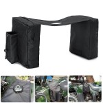 New Waterproof ATV Snowmobile Accessory Tank SaddleBag Motorcycle Saddle Bags Water Bottle Black Oxford Cloth Protective Gears
