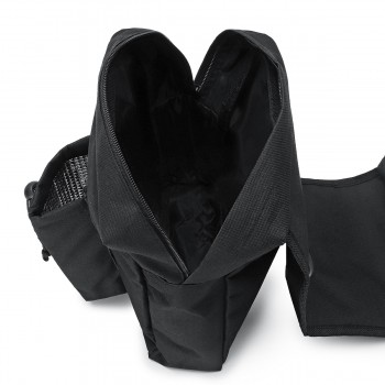 New Waterproof ATV Snowmobile Accessory Tank SaddleBag Motorcycle Saddle Bags Water Bottle Black Oxford Cloth Protective Gears