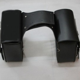 New Designer Motorbiker Motorcycle PU Leather SaddleBags Large Capacity Saddle Bags
