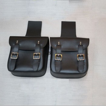New Designer Motorbiker Motorcycle PU Leather SaddleBags Large Capacity Saddle Bags