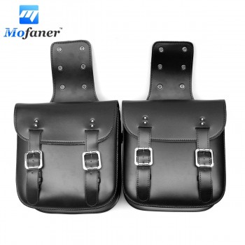 Mofaner Motorcycle SaddleBag Large Capacity Motorbike Side Bags Storage Tool For Harley For Honda