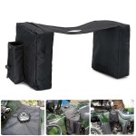 New Waterproof ATV Snowmobile Accessory Tank SaddleBag Motorcycle Saddle Bags Water Bottle Black Oxford Cloth Protective Gears