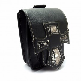 Motorcycle Waist Bag Side Bag Tool Bag PU Leather Man Waist Belt Funny Drop Belt Pouch Fanny Pack Waist bag Belt Packs