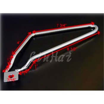 Motorcycle Black Saddle bag Support Bars Mount Bracket For Harley Sportster XL Dyna Fat bob