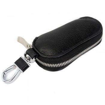 Neverland Genuine Sheepskin Leather Car Motorcycle Keychain Key Holder Bag Case Wallet Bag Men Women For Harley 1pc D35