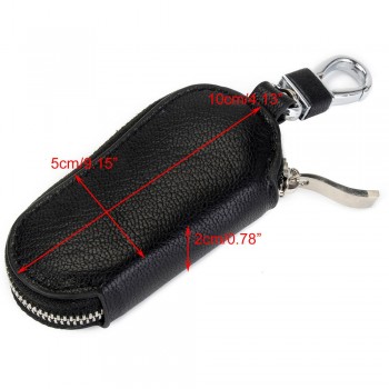 Neverland Genuine Sheepskin Leather Car Motorcycle Keychain Key Holder Bag Case Wallet Bag Men Women For Harley 1pc D35