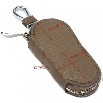 Neverland Genuine Sheepskin Leather Car Motorcycle Keychain Key Holder Bag Case Wallet Bag Men Women For Harley 1pc D35