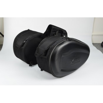 motorcycle saddle bag riding bag motorcycle general side bag back cover can be put helmet