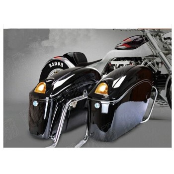 Motorcycle Hard Saddlebag Trunk Bag Luggage Tail Light Rail Bracket For Suzuki Boulevard C50 Volusia 800 C90 M109R C109 M50
