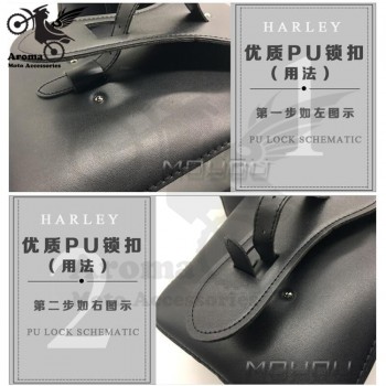 retro cafe brown black leather bags motorbike bags for vespa Harley softail sportster part moto Saddle Bags motorcycle saddlebag