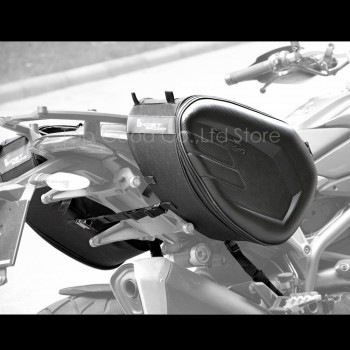 Motorcycle Waterproof Motorcycle Black Saddle Bags Multifunction Motos Luggage Universal Double Seat Tail Pack Riding bag