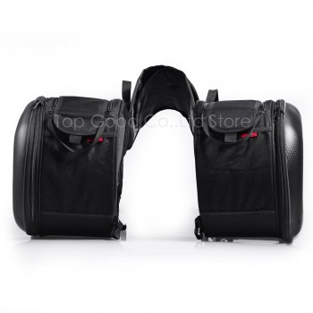 Motorcycle Waterproof Motorcycle Black Saddle Bags Multifunction Motos Luggage Universal Double Seat Tail Pack Riding bag