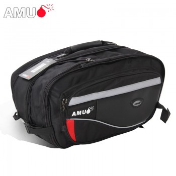 New Arrival Genuine AMU Motorcycle saddle bags Motocross Side Luggage Bag Motorbike Tail Bag Motos Rear Seat Package Bags