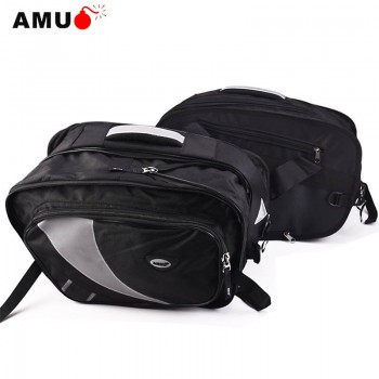 New Arrival Genuine AMU Motorcycle saddle bags Motocross Side Luggage Bag Motorbike Tail Bag Motos Rear Seat Package Bags