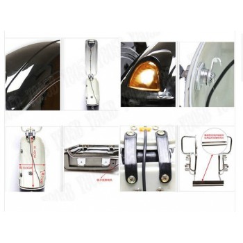 Motorcycle Hard Saddlebag Trunk Bag Luggage Tail Light Rail Bracket For Honda Shadow Spirit Sabre Aero ACE Steed VLX 400 600