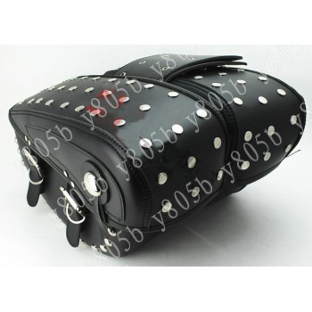 Motorcycle PU Leather Side Bag Saddle Bags For Kawasaki Vulcan Classic VN 400 500 800 900 1200 1500 1600 2000 Chopper Cruisers