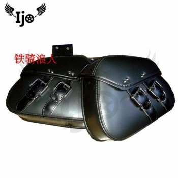 motorcycle saddlebag High-quality leather for kawasaki honda suzuki universal saddle bag tool bag side bag Dirtbike mochila moto