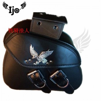 motorcycle saddlebag High-quality leather for kawasaki honda suzuki universal saddle bag tool bag side bag Dirtbike mochila moto