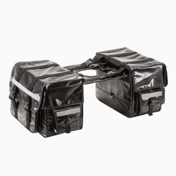 2017 NEW One Pair Motorcycle saddle bags Waterproof Plugs size 70L moto saddlebags luggage Back Motorbike seat bag