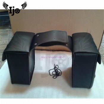 jio Motorbike PU Leather motorcycle Saddle bags Side Tool Luggage Storage bag for Harley yamaha Honda Cruiser Saddlebag